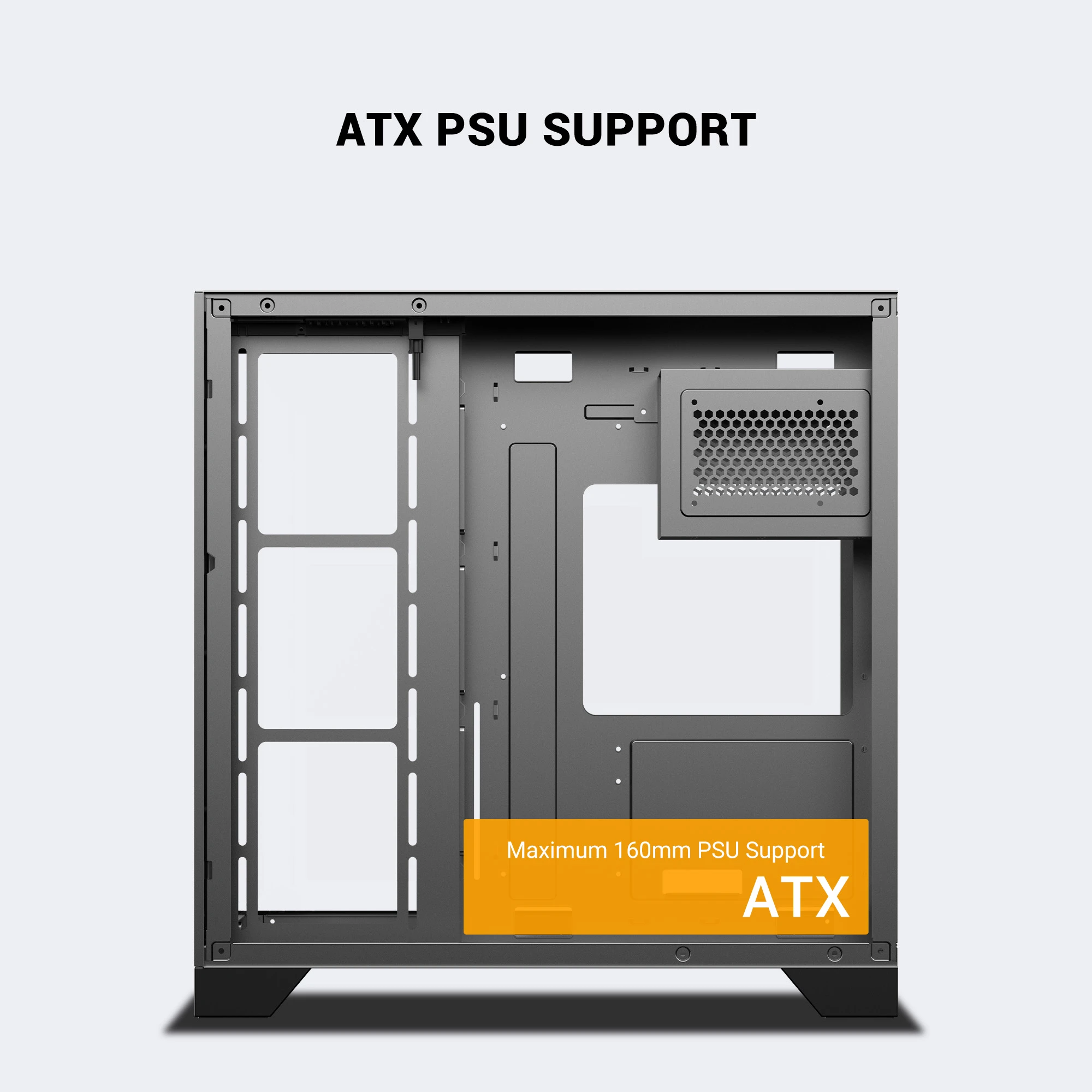 Ant Esports Crystal X7 Pro Max Mid Tower ARGB Gaming Cabinet