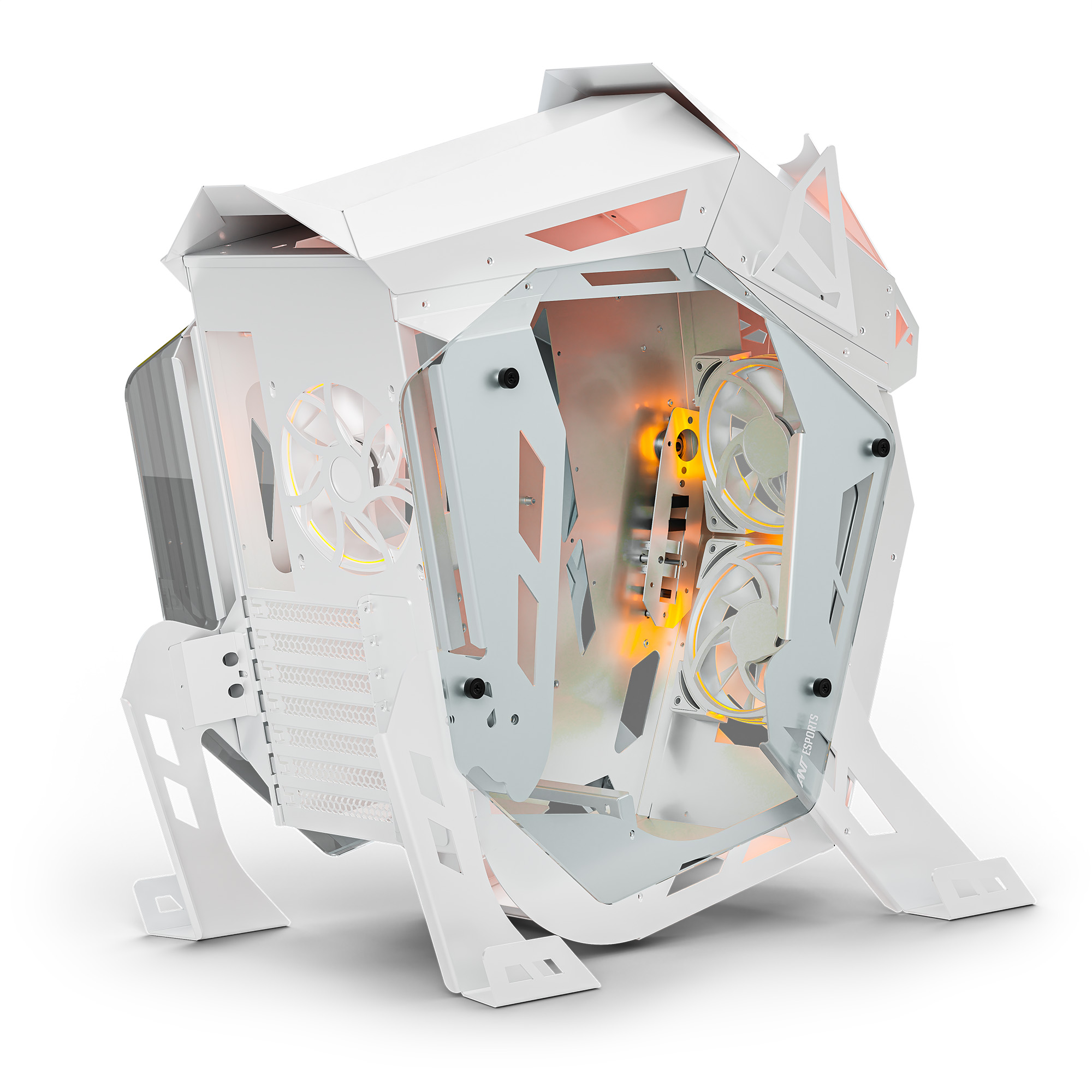 Ant Esports Cypher G5 Mid-Tower ATX Gaming Cabinet – White