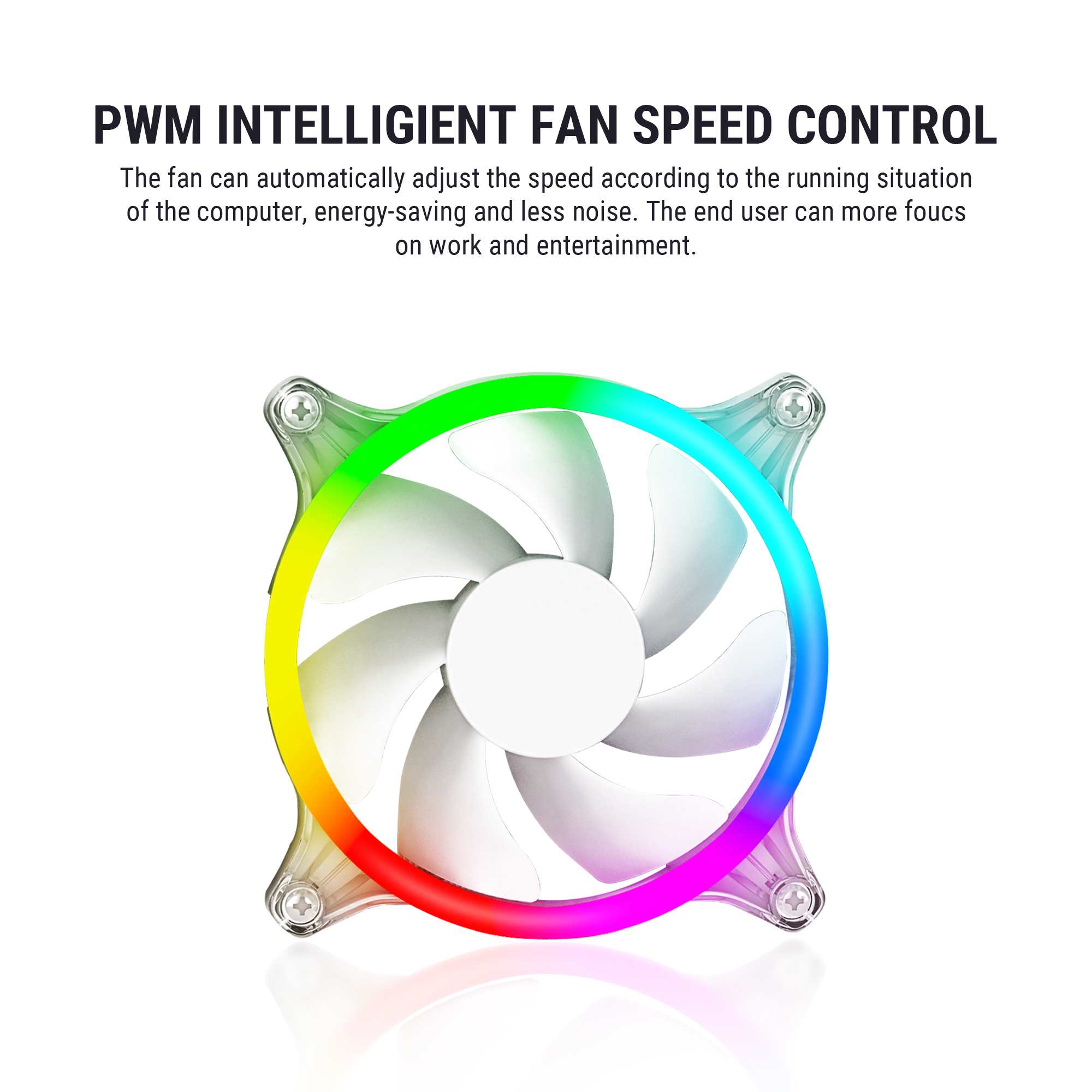 ANT ESPORTS ICE CHROMA 240 ARGB 240MM ARGB LIQUID COOLER (WHITE)