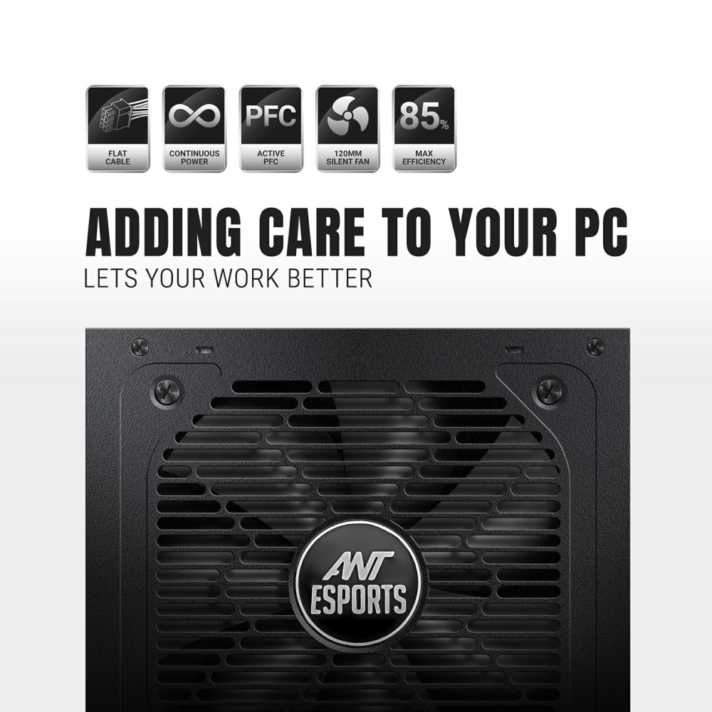 Ant Esports FP650B 650W 80 Plus Bronze Gaming Power Supply
