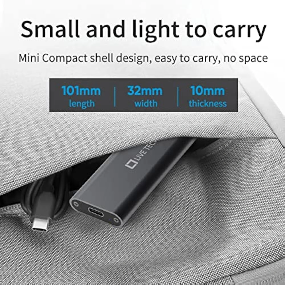 Live Tech HDC07 SSD Casing M.2 NVMe USB 3.1 Type-C