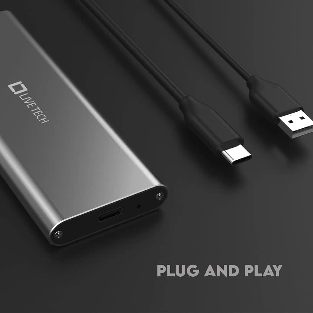 Live Tech HDC07 SSD Casing M.2 NVMe USB 3.1 Type-C