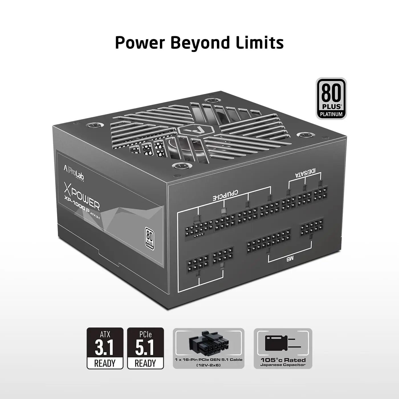 ProLab Design XPower XP-1000P Platinum ATX 3.1 SMPS
