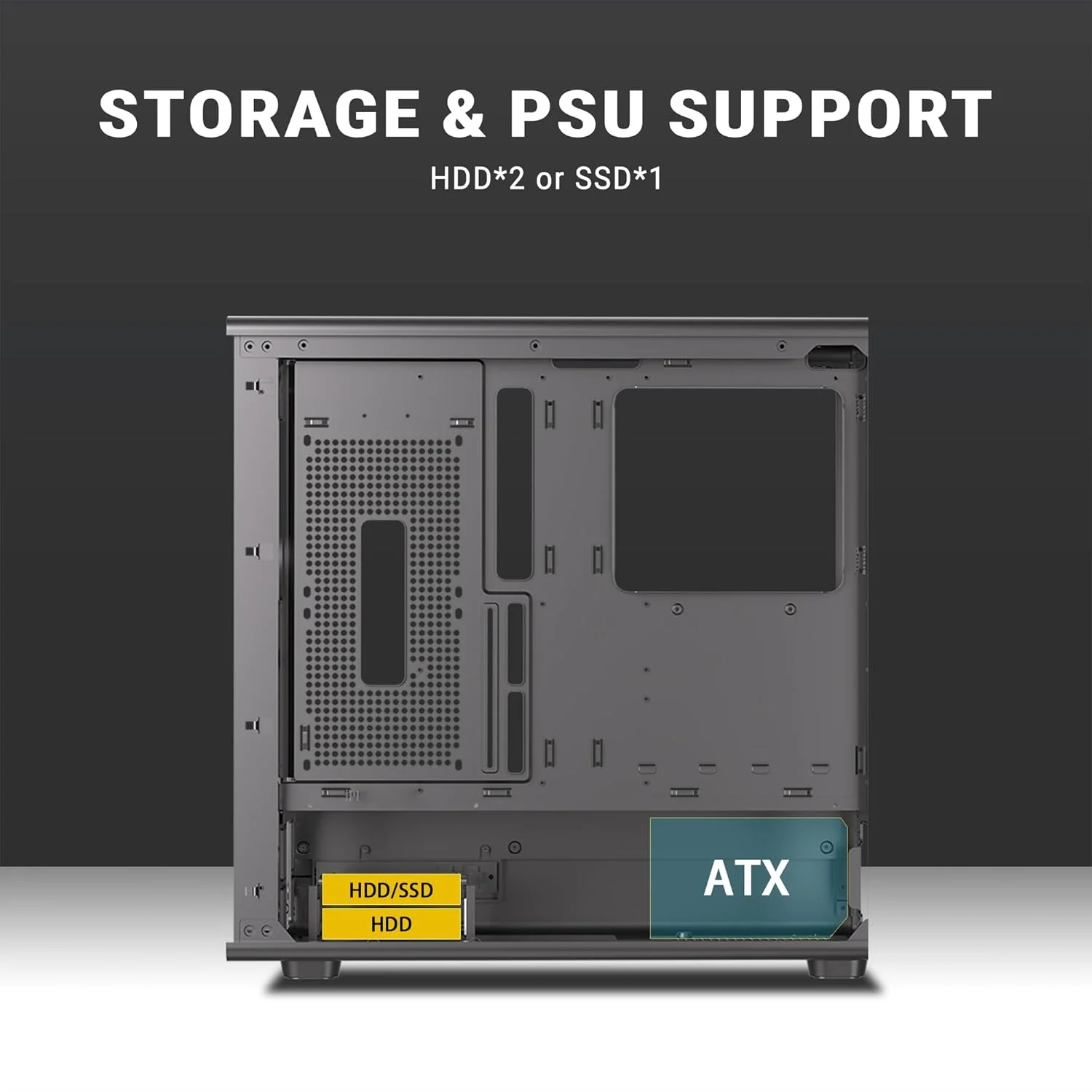 Ant Esports ZEN Air 360 ARGB Mid Tower Gaming Cabinet