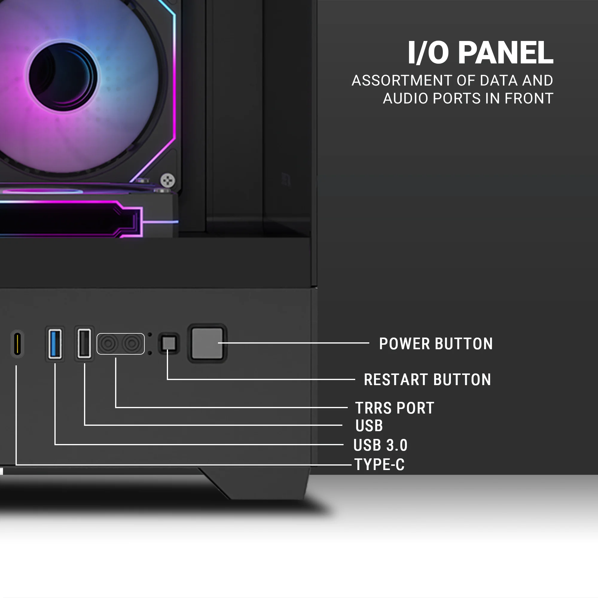 Ant Esports Crystal X6 Lite ARGB E-ATX Cabinet 6 Fans