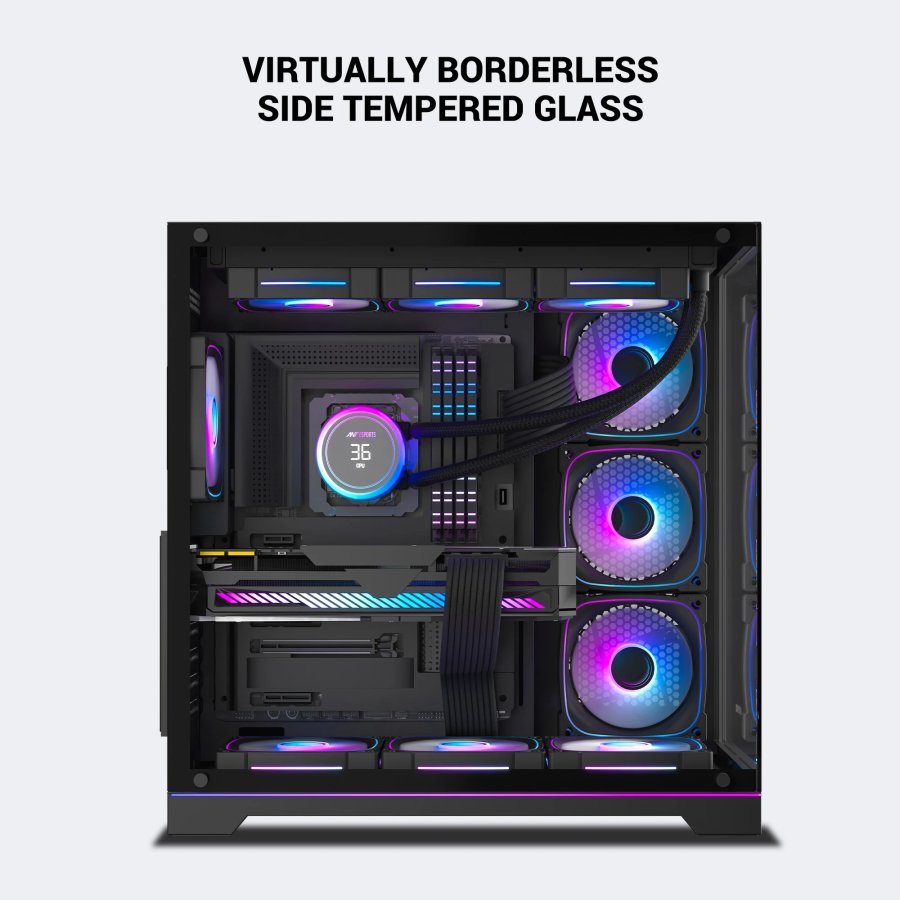 Ant Esports Crystal X7 Pro Max Mid Tower ARGB Gaming Cabinet
