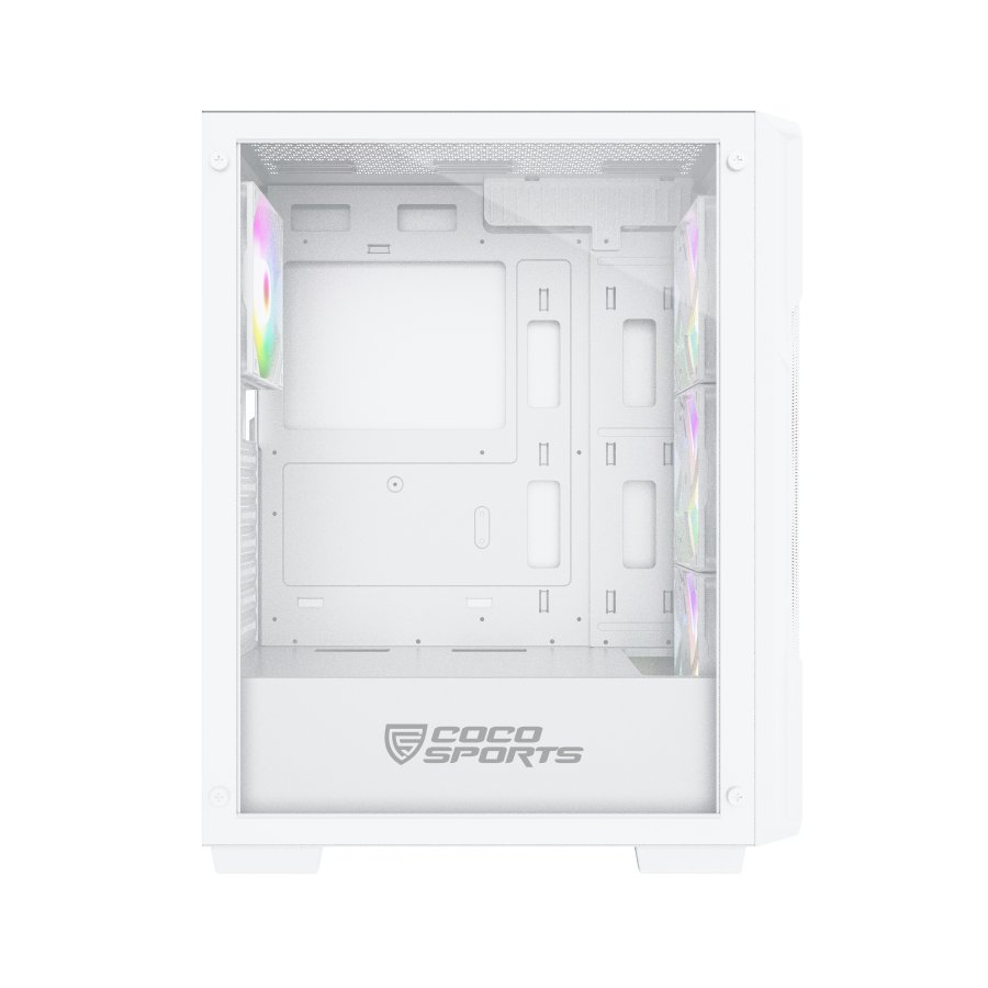 COCONUT GAMING CABINET ARGB CORE 100M WHITE