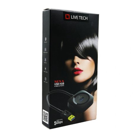 Live Tech USB Hub 4 Port 3.0 NEXA