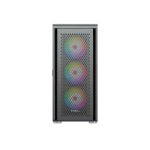 COCONUT RAMPAGE 2000D E ATX ARGB GAMING CABINET BLACK