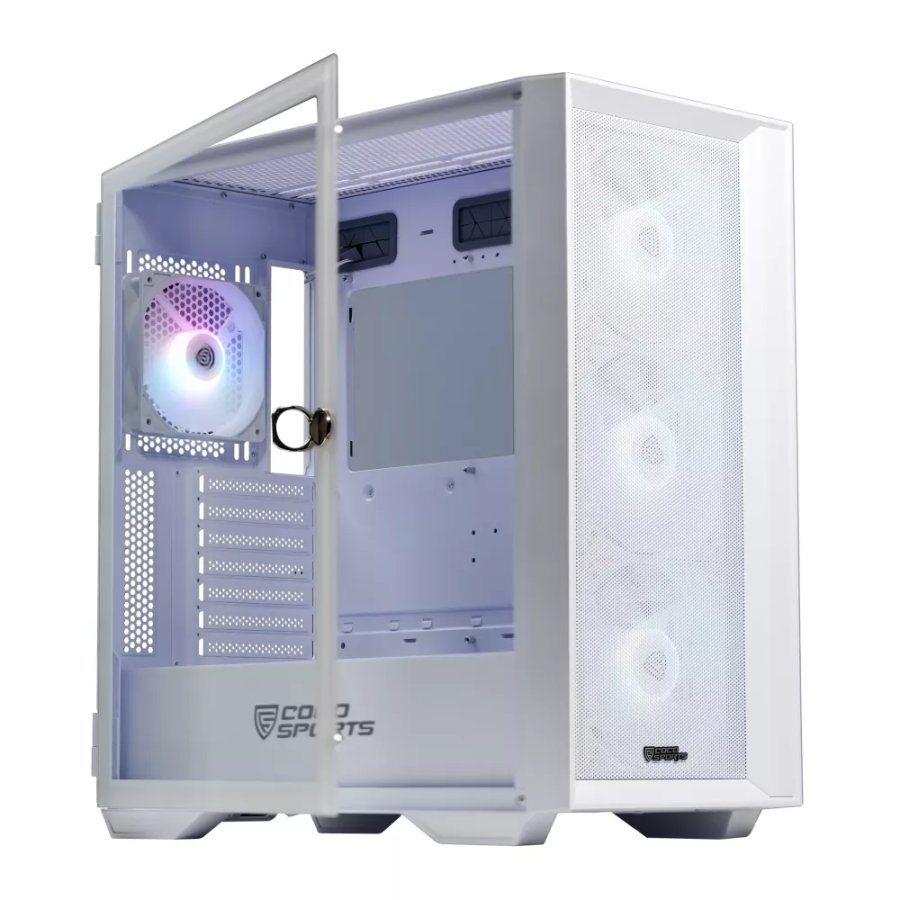 Coconut Rampage 4000D ARGB Mid-Tower Gaming Cabinet White