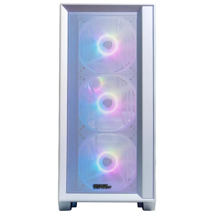 Coconut Rampage 4000D ARGB Mid-Tower Gaming Cabinet White