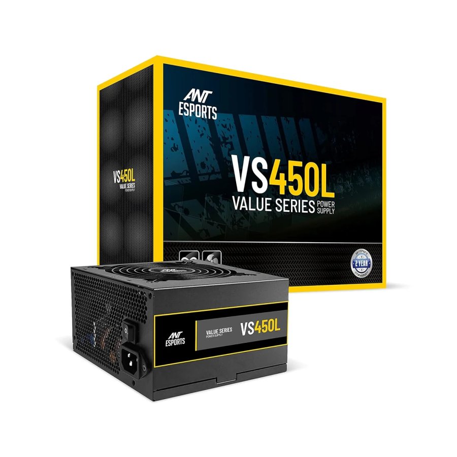 Ant Esports VS450L 450W Value Series Desktop Power Supply