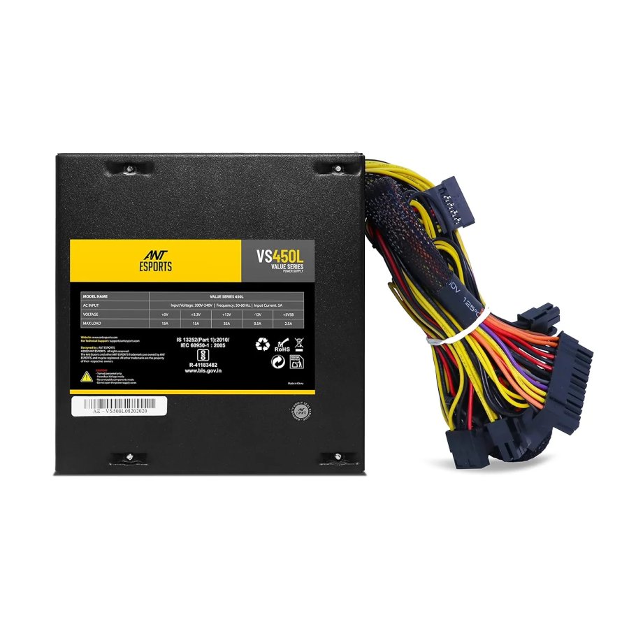 Ant Esports VS450L 450W Value Series Desktop Power Supply