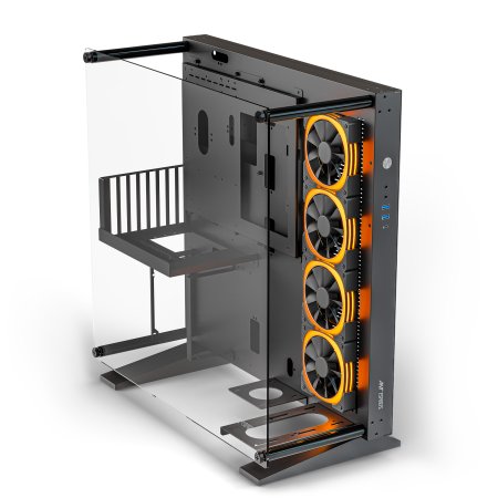 Ant Esports Cypher K9 Mid-Tower ATX Open-Frame Gaming Cabinet – Black