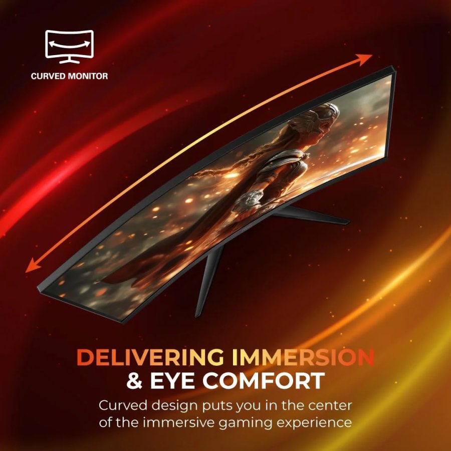 AOC C32G2ZE2 31.5 Inch 250Hz Curved Gaming Monitor