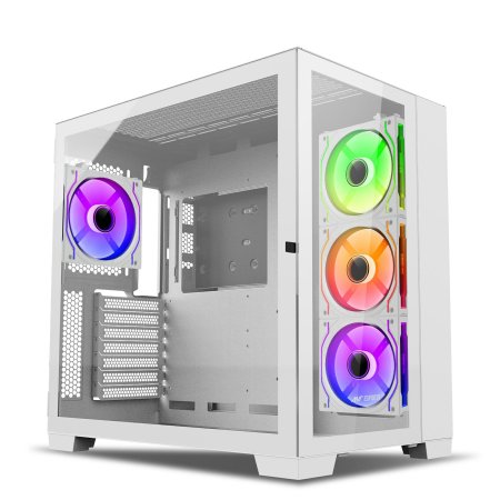 Ant Esports Crystal XL ARGB Gaming Cabinet – White