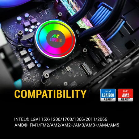 Ant Esports CPU Cooler Liquid ICE 360 ARGB