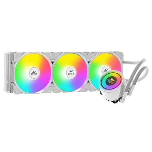 Ant Esports ICE-360 ARGB 360mm AIO Liquid Cooler White