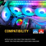 Ant Esports ICE-360 ARGB 360mm AIO Liquid Cooler White