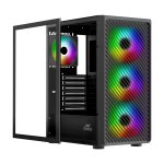 Ant Esports Gaming Cabinet 211 Air ARGB Black