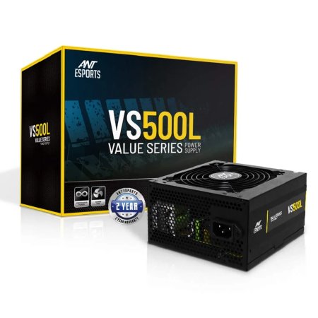 Ant Esports Desktop Power Supply 500W Value Series (VS500L)