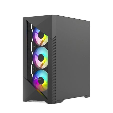 Ant Esports ICE-270G 6F ARGB Gaming Cabinet – Black