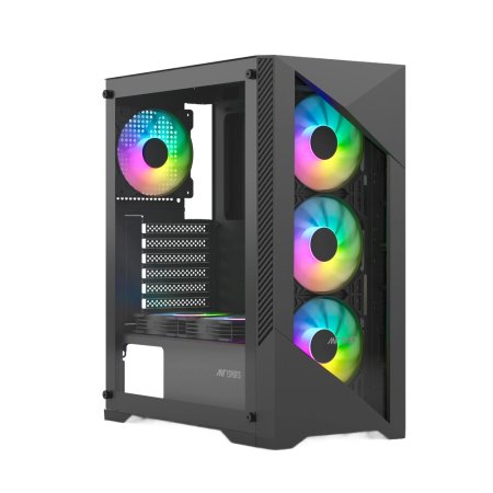 Ant Esports ICE-270G 6F ARGB Gaming Cabinet – Black