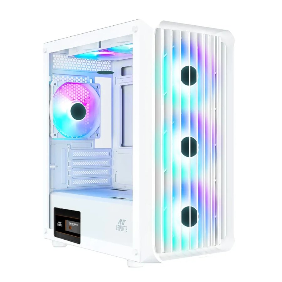Ant Esports Gaming Cabinet 205 Mini 6F White
