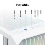 Ant Esports Gaming Cabinet 205 Mini 6F White