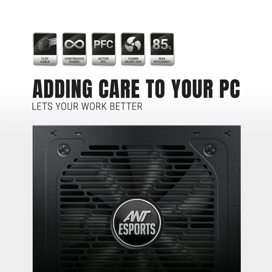 Ant Esports FP750B 750W 80+ Bronze Gaming Desktop Power Supply
