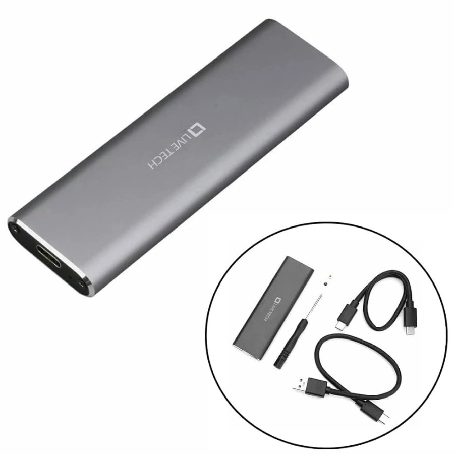 Live Tech HDC07 SSD Casing M.2 NVMe USB 3.1 Type-C