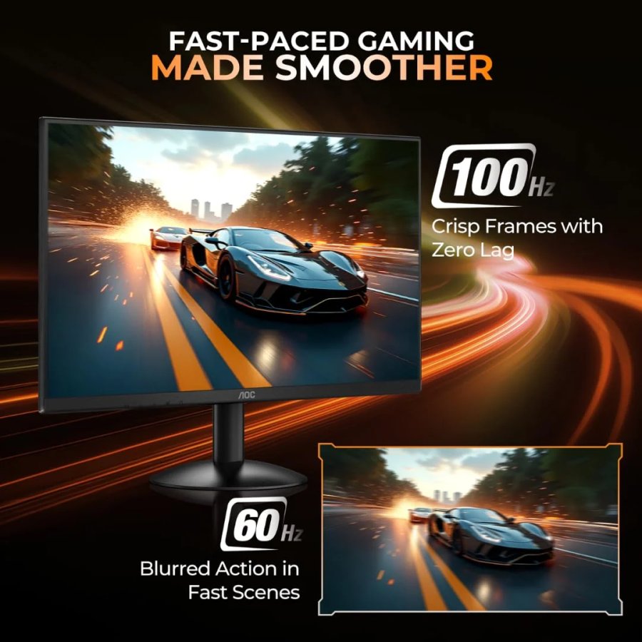 AOC 24B30HM 23.8 Inch LED Monitor – Black
