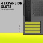 Ant Value VM4P Mini Tower Cabinet with Pre-Installed PSU