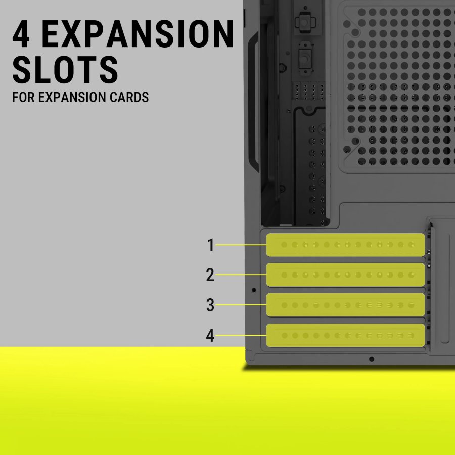 Ant Value VM4P Mini Tower Cabinet with Pre-Installed PSU