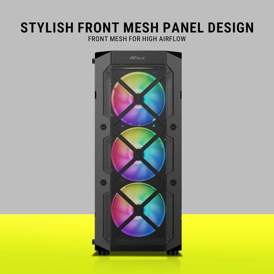 Ant Value VM50 ARGB Mid-Tower Gaming Computer Cabinet