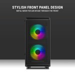 Ant Esports 400 Air Mini M-ATX Cabinet with 3×120mm Fans