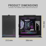 Ant Esports Box C Air V2 M-ATX Cabinet Black 120mm Fan