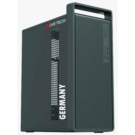 Live Tech Germany Compact Tower Cabinet USB 3.0 Black