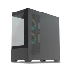 Ant Esports Crystal Z3 ATX Cabinet Black 3x120mm Fans