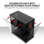 Ant Esports Crystal X7 ATX Cabinet Black 7x120mm Fans