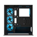 Ant Esports Crystal X7 ATX Cabinet Black 7x120mm Fans