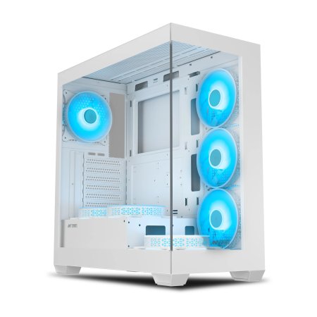Ant Esports Crystal X7 ATX Cabinet White 7x120mm Fans