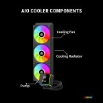 Ant Esports ICE Storm 360 ARGB Liquid CPU Cooler