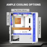 Ant Esports 100 Air Mini M-ATX Cabinet 2x120mm Fans