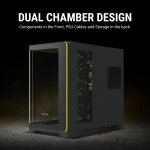 Ant Esports Crystal ARC Gaming Cabinet Black
