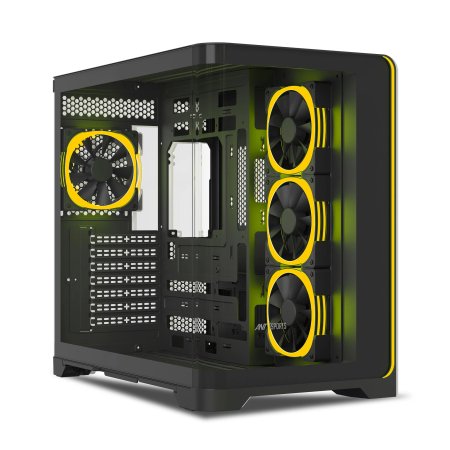 Ant Esports Crystal ARC Gaming Cabinet Black