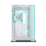 Ant Esports Crystal ARC Gaming Cabinet White