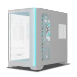 Ant Esports Crystal ARC Gaming Cabinet White