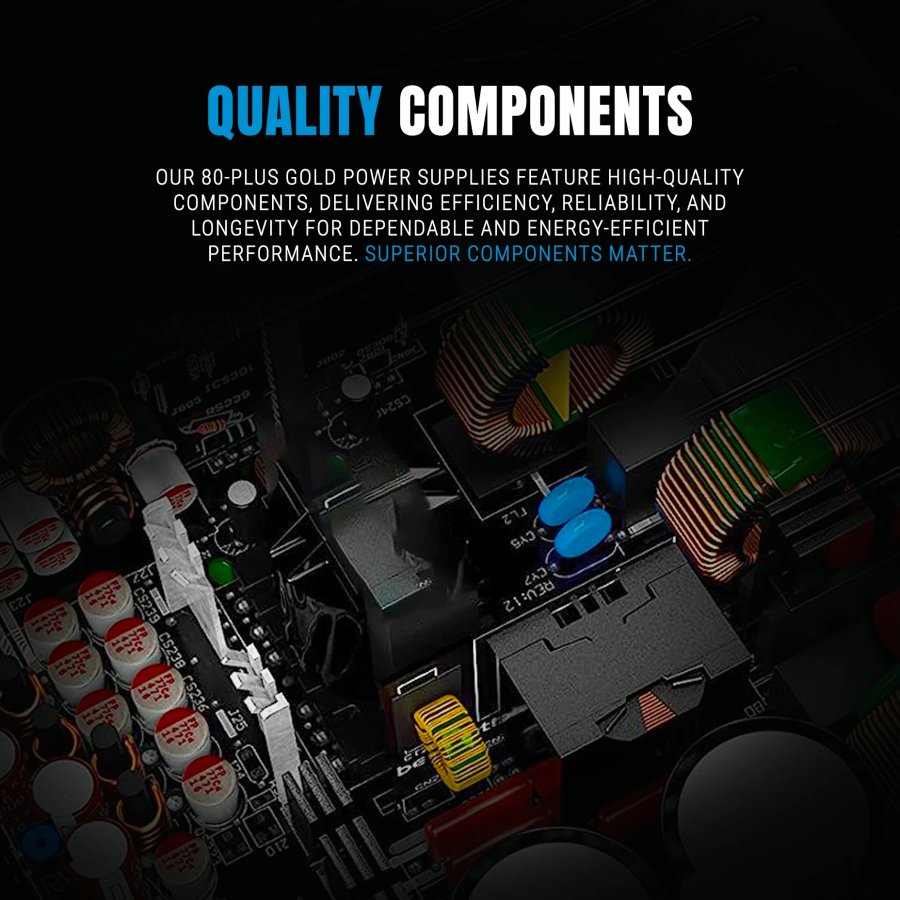 Ant Esports FG550 V2 550W 80+ Gold Fully Modular PSU