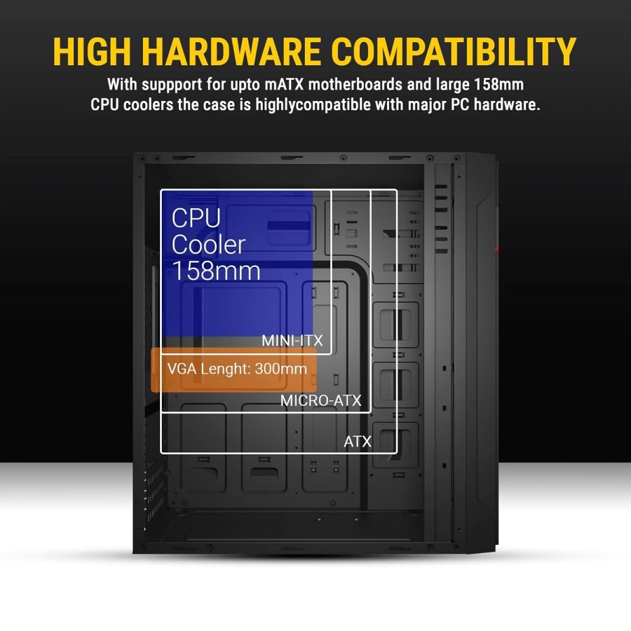 Ant Esports Si27 Mid Tower Cabinet